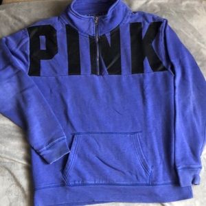 PINK quarter zip sweatshirt